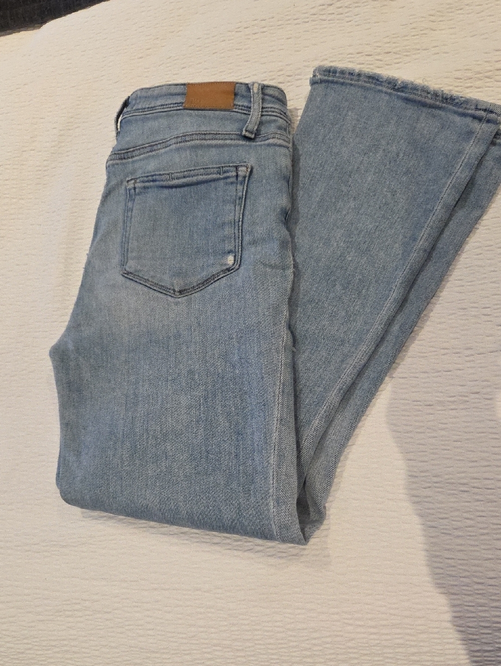 PAIGE Light Blue Flare Jeans